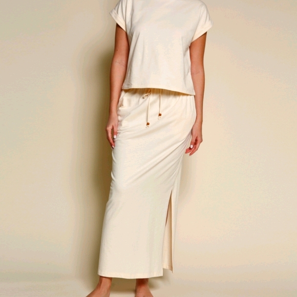 lpa giana maxi dress LPA Giana Maxi Dress in Ivory